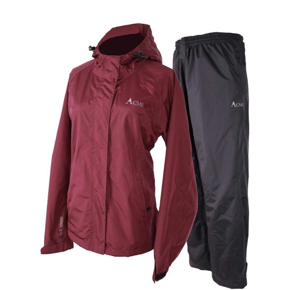 Acme Projects Rain Suit (Jacket + Pants),100% Waterproof, Breathable, Taped Seam